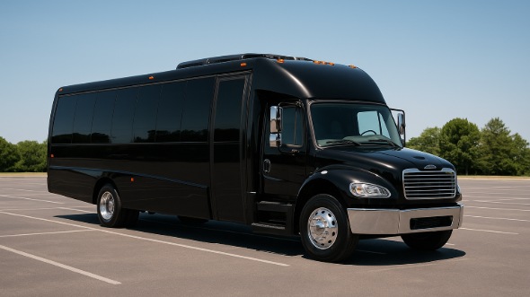 Exterior of Charter Bus Company Des Plaines's 15 Passenger Minibus in Des Plaines