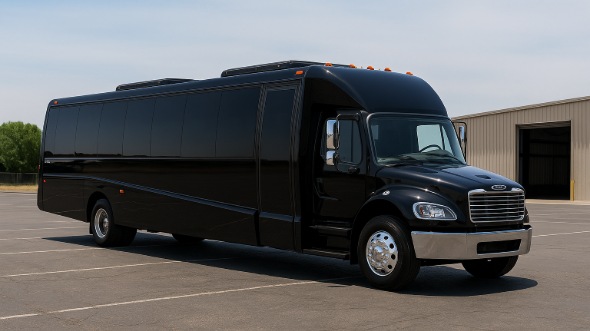 Exterior of Charter Bus Company Des Plaines's 18 Passenger Minibus in Des Plaines