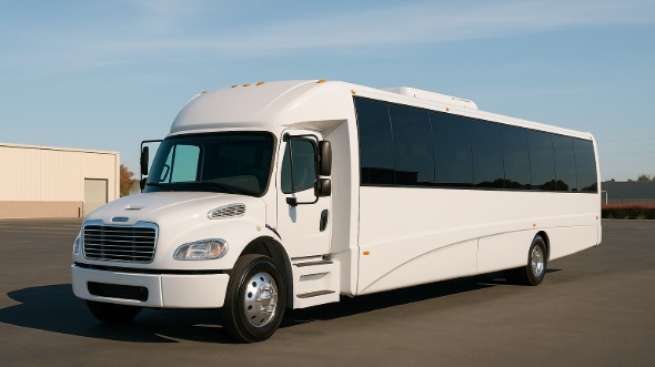 Exterior of Charter Bus Company Des Plaines's 35 Passenger Minibus in Des Plaines