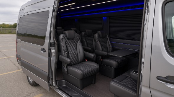 des plaines sprinter van with driver rental